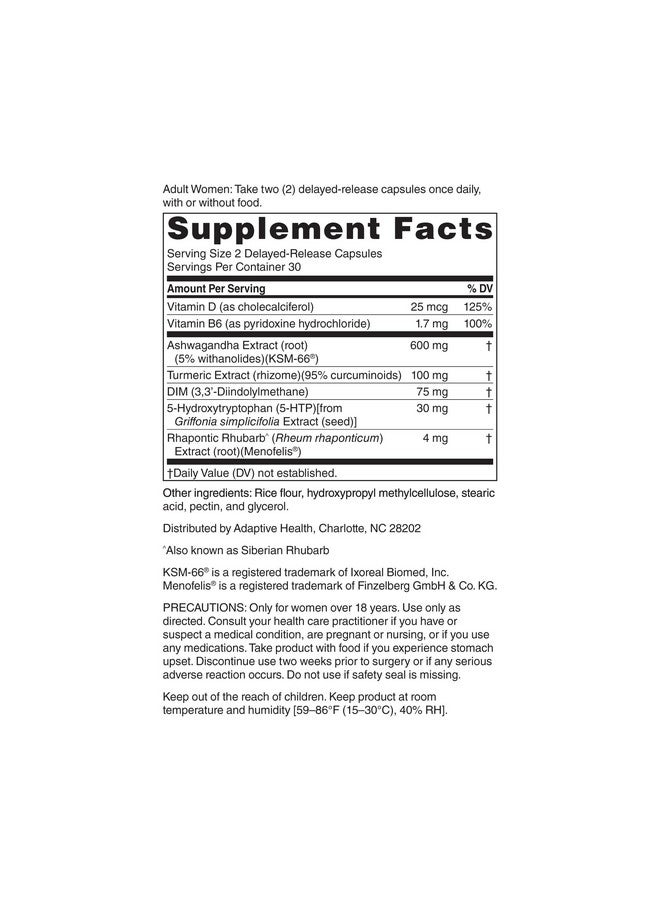نوجينيكس Nugenix for Women Balance - تعزيز الطاقة وتحسين التركيز والوضوح العقلي وتعزيز الرضا، 60 قرصًا - Image 2