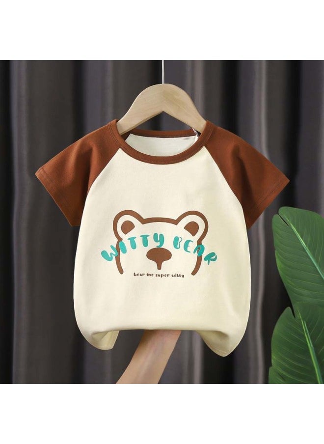 Generic - 40cm Doll Coat Cotton Doll Sitting Special Cute Pajamas Dress Dress Cloth Doll Climbing Clothes-Color:A31 Short Sleeve Top-Height:40cm Sitting Baby Clothes - Image 1
