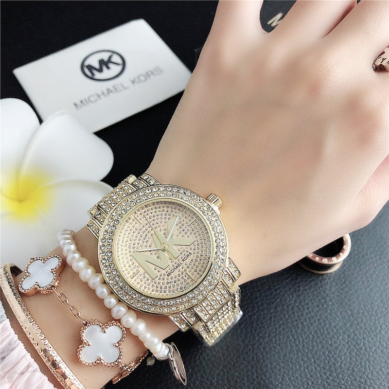 MK full diamond luxury watch - Image 2