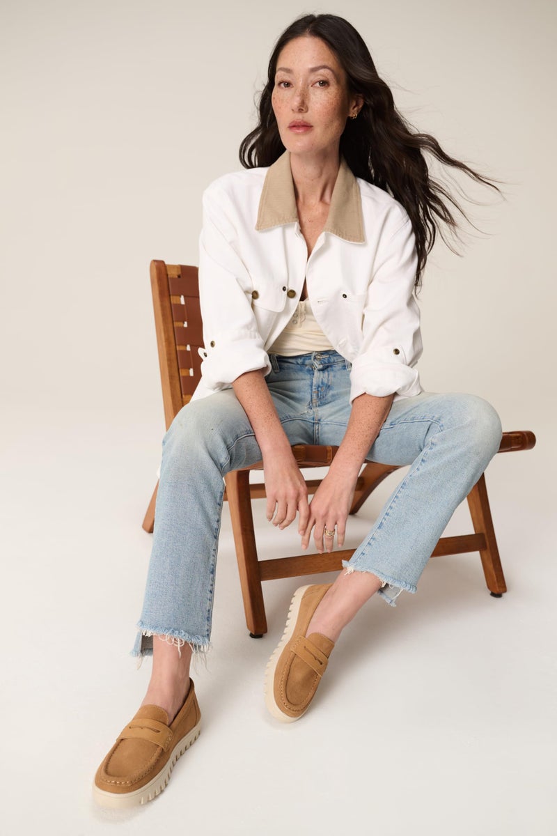 Project Cloud 100% Genuine Leather Loafers for Women â€“ Memory Foam Insoles Slip On Shoes for Women â€“ Lightweight Womens Shoes â€“ Non Slip Womens Loafers (Filide1, Nude,10) - Image 3