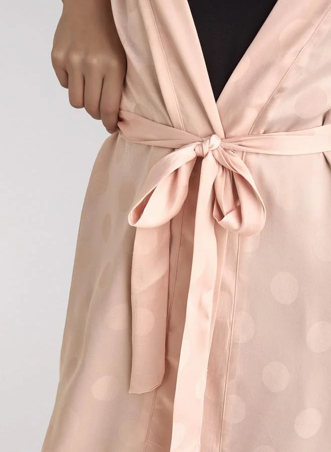 Splash FAV  Jacquard Robe with Belt for Women | Best Price UAE