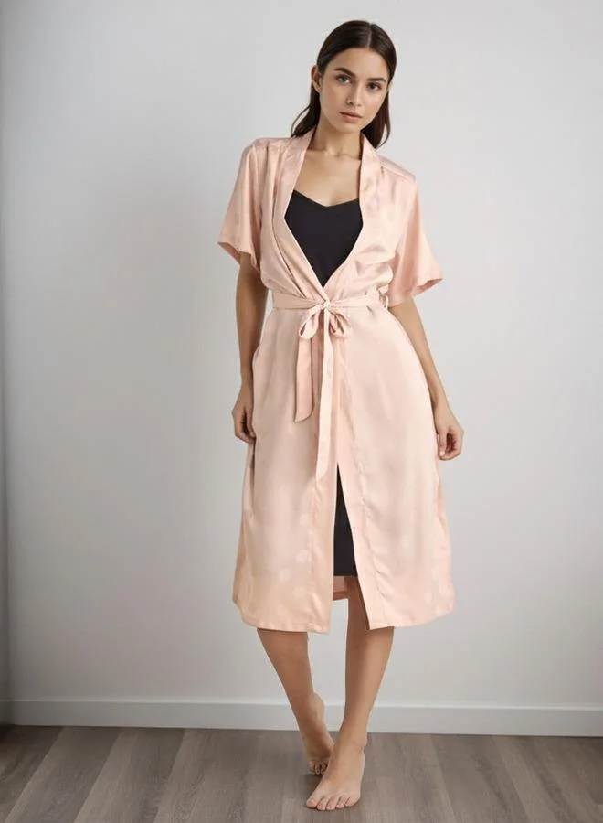 Splash FAV Jacquard Robe with Belt