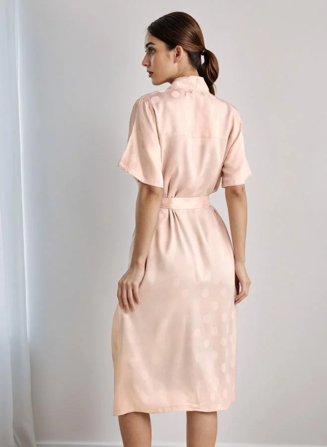 Splash FAV  Jacquard Robe with Belt for Women | Best Price UAE