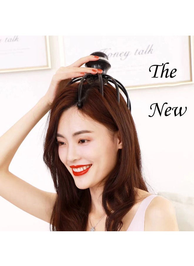 Rock Pow Electric Scalp Massager, 3 Control Intensity, Household Portable USB Rechargeable Handheld Massager for Head Body Relaxing, Suitable for Indoor, Outdoor, School, Office, Home  - Image 5