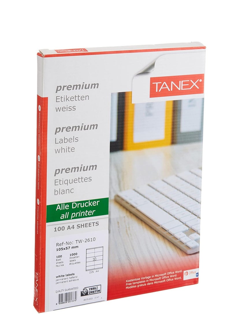 Tanex Multi-Purpose Labels - Image 1