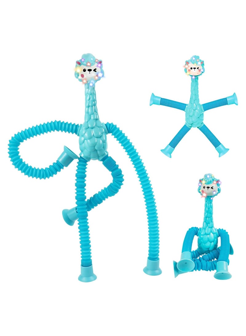 Telescopic Suction Cup Sheep Toys, Sensory Sheep Toy, Suction Cup Toy for Kids, Stuffed Sheep Animals, Anti-Stress Fidget Toys, Funny Educational (1 Piece) - Image 1