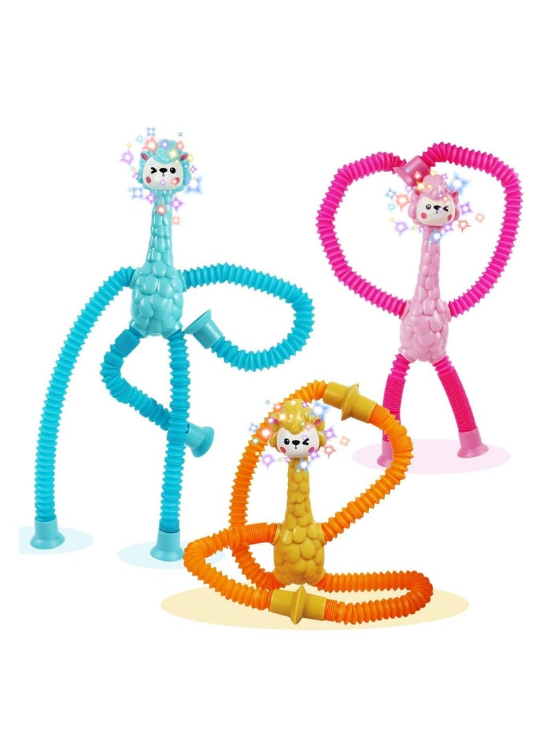 Telescopic Suction Cup Sheep Toys, Sensory Sheep Toy, Suction Cup Toy for Kids, Stuffed Sheep Animals, Anti-Stress Fidget Toys, Funny Educational (1 Piece) - Image 3