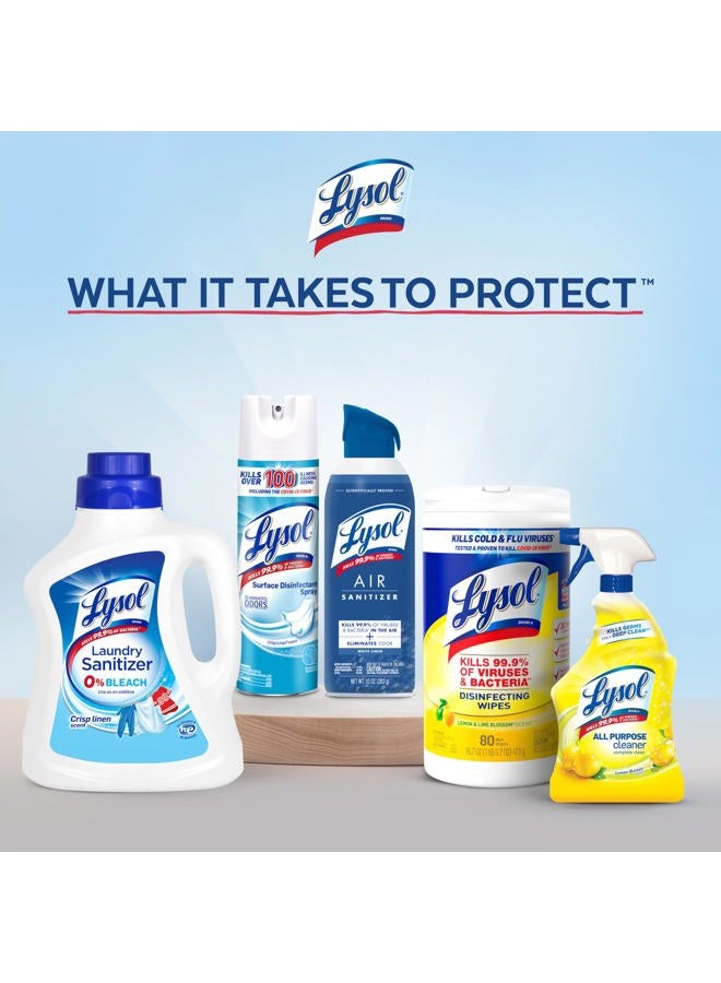 Lysol Disinfectant Spray, Sanitizing And Antibacterial Spray, For Disinfecting And Deodorizing, Early Morning Breeze, 19 Fl Oz (Pack Of 2), Packaging May Vary - Image 5