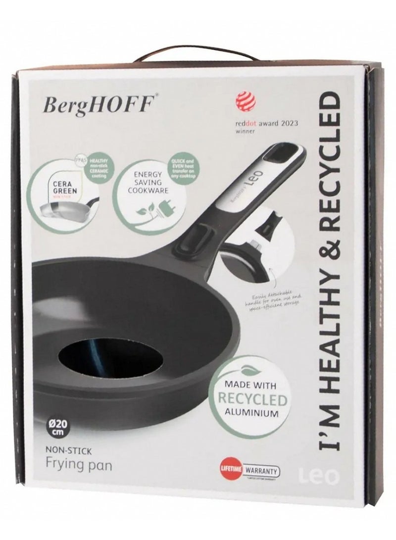 Berghoff Leo Phantom Aluminuim Non-Stick Frying Pan Oven Safe Up To 230°C 20Cm - Image 1
