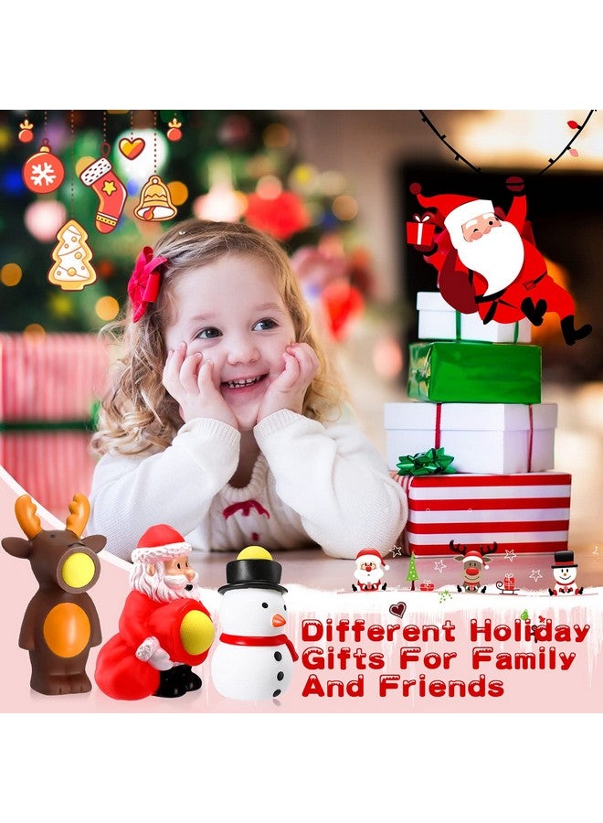 فينسوت 3 كرات عيد الميلاد بوبرس لرجل الثلج سانتا كلوز الرنة لعبة إطلاق النار على الكرة الإسفنجية مع 15 كرة إسفنجية لمكافأة الفصول الدراسية (كلاسيكية) - Image 5