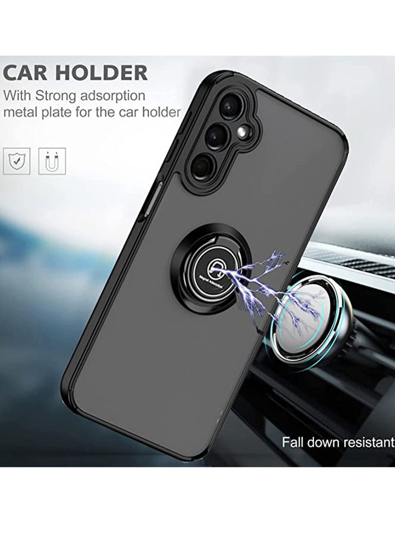 Samsung Galaxy A24 4G/A25 5G  Case Cover Protector with Shock-Absorption Anti-Scratch Phone Protection Kickstand Magnetic Car Mounts Supports for Samsung Galaxy A24 4G/A25 5G(Black) - Image 4
