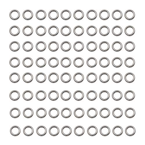 WOCRAFT 1000 pcs Stainless Steel Split Rings Jump Rings Connector Rings for Jewelry Making Necklaces Bracelet Earrings Keychain DIY Craft 126025mm - Image 1