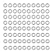 WOCRAFT 1000 pcs Stainless Steel Split Rings Jump Rings Connector Rings for Jewelry Making Necklaces Bracelet Earrings Keychain DIY Craft 126025mm - Image 2