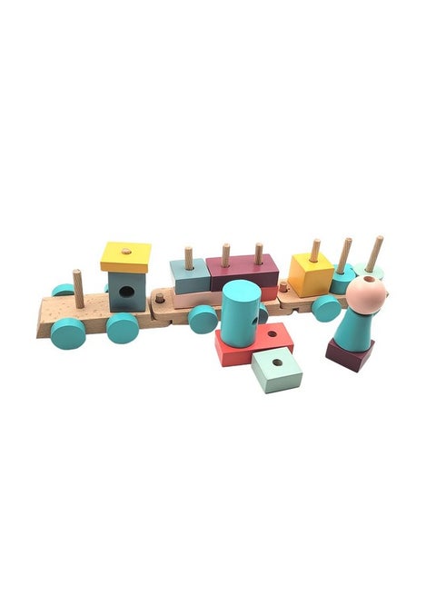 Little Genius Wooden Sorting Train, 3 Years & Above, Preschool Toys (1 Pieces)