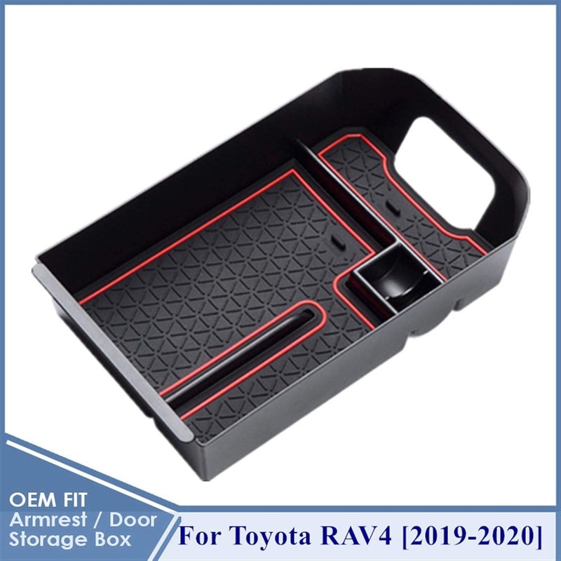 QASULER Car Armrest Box Storage for Toyota RAV4 - Image 4