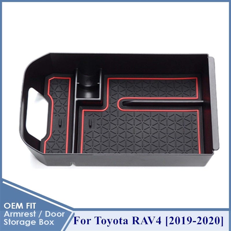 QASULER Car Armrest Box Storage for Toyota RAV4 - Image 5