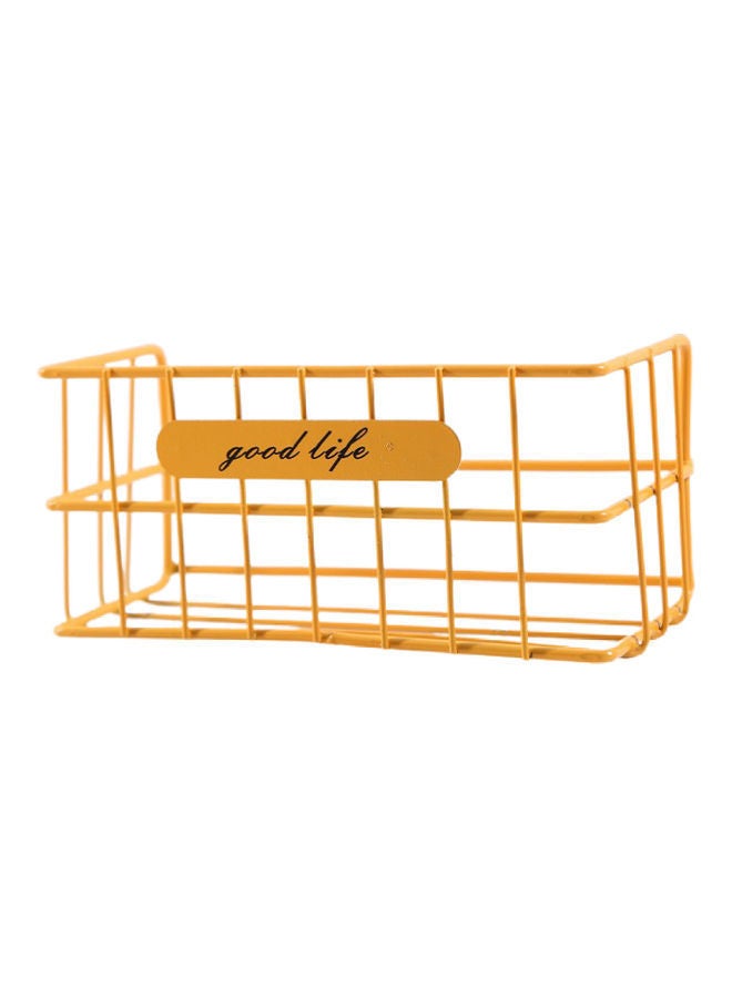 نيبمينينت رف تخزين بطبقة واحدة بتصميم مجوف برتقالي