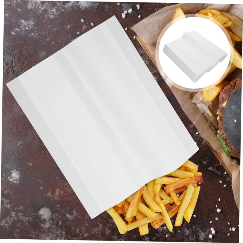 Oil Resistant Paper Snack Bags 14X10cm For Popcorn Hot Dogs Frying Food Packaging Parties Cafes - Image 5