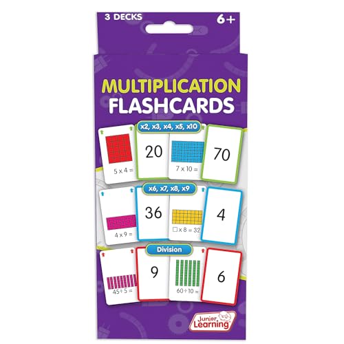 Junior Learning JL206 Multiplication Flashcards Medium - Image 2