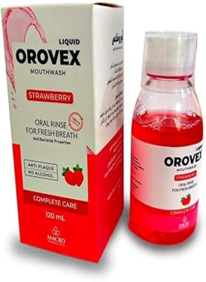 Orovex (Strawberry) Mouthwash 120 ml