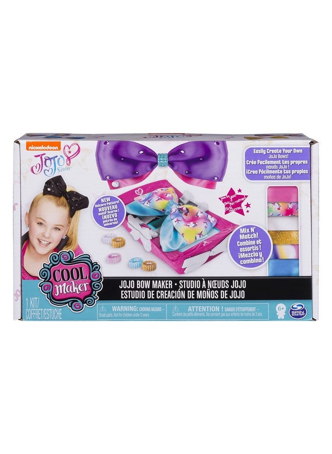 Cool maker Jojo Siwa Bow Maker With Rainbow And Unicorn Patterns For Ages 6 And Up  - Image 2