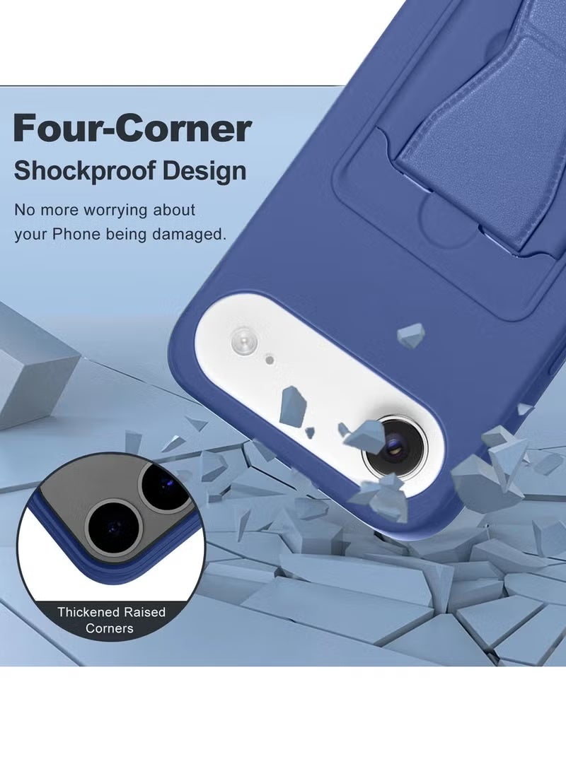 TIGER Apple iPhone Air 5G 2025 Silicone TPU Case with Card Holder and Hand Grip – Slim, Durable Protective Cover in Classic Navy Blue Featuring Secure Card Storage, Enhanced Grip for Comfortable Handling, and Scratch Resistance for Everyday Use (Model MCHPSN) - Image 3