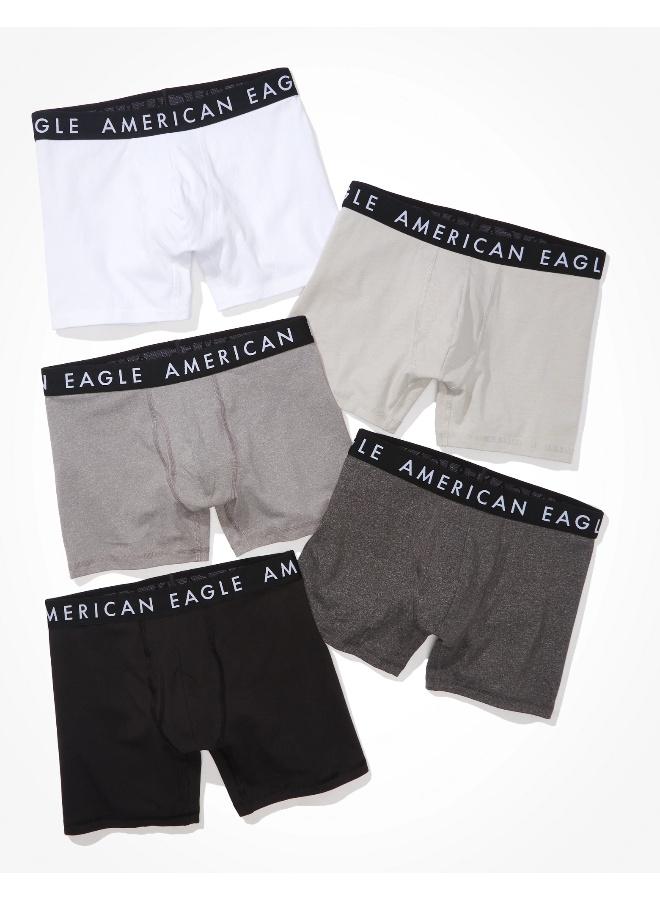 American Eagle 5 Pack Logo Band Trunks