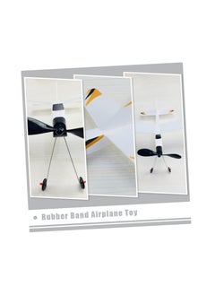 SYOSI 2Pcs Rubber Band Plane Glider Toy D Aircraft Model Airplane Gliders for Kids Planes Knight Fighter Powered 3D Plastic  - Image 3