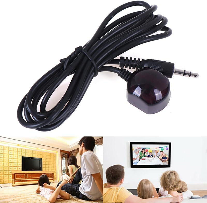 Herfair IR Receiver Infrared Remote Control Extender Cable with 3.5mm Plug Jack for 38-56KHz Spectrum Motorola Arris Xfinity Comcast Verizon FiOS STB/Repeater/DVD/DVR/PVR/TV Receiver (5FT) - Image 4