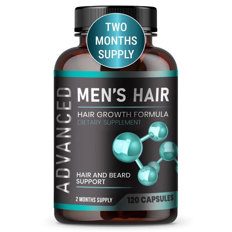 NutraPro Hair Growth Vitamins For Men - Anti Hair Loss Pills. Regrow Hair & Beard Growth Supplement For Volumize, Thicker Hair.Stop Hair Loss And Thinning Hair With Biotin & Saw Palmetto Hair Vitamins.120 Caps - Image 1