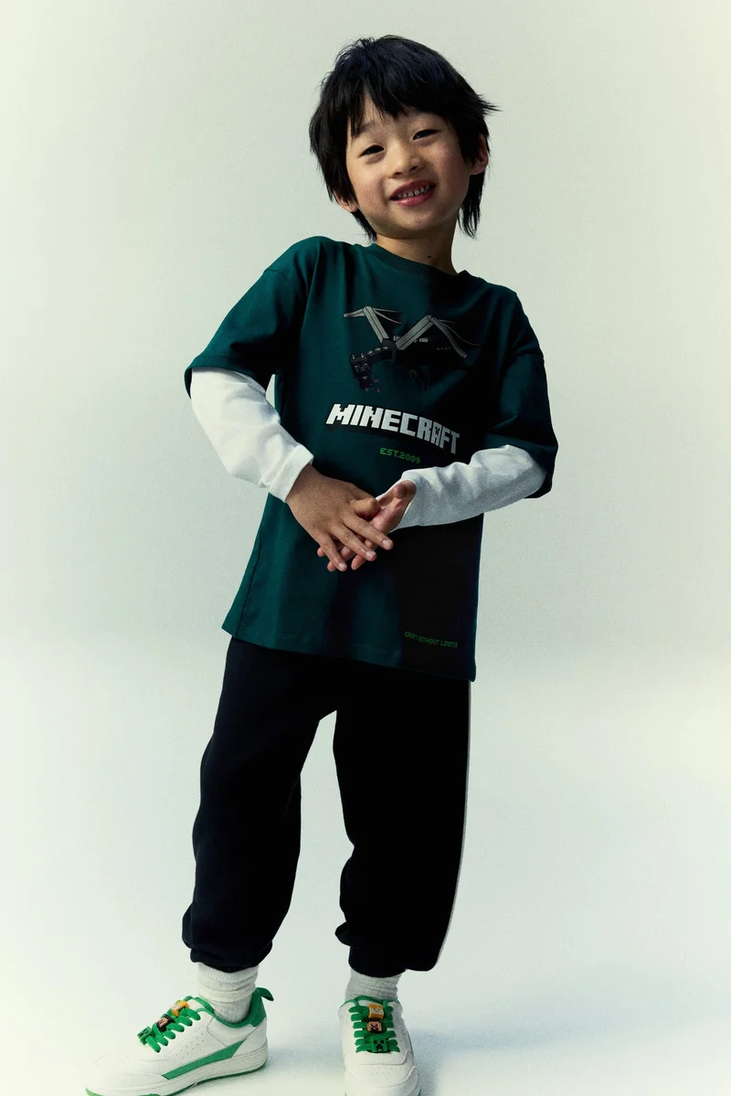 H&M Print-motif cotton T-shirt