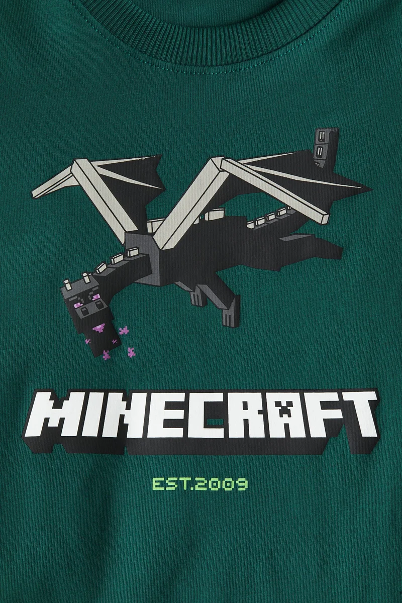 H&M Print-motif cotton T-shirt