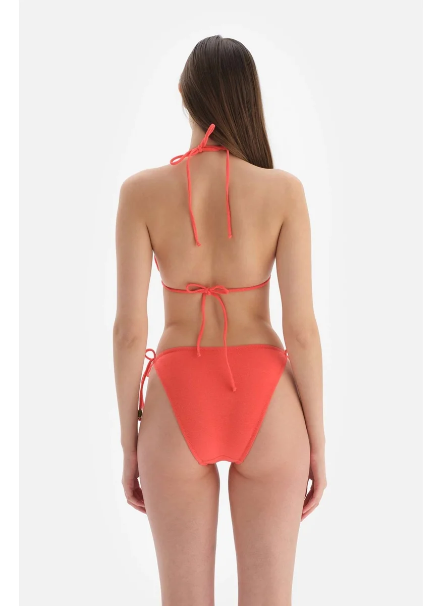 dagi Orange Triangle Small Bikini Top