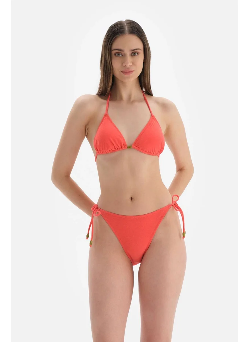 dagi Orange Triangle Small Bikini Top