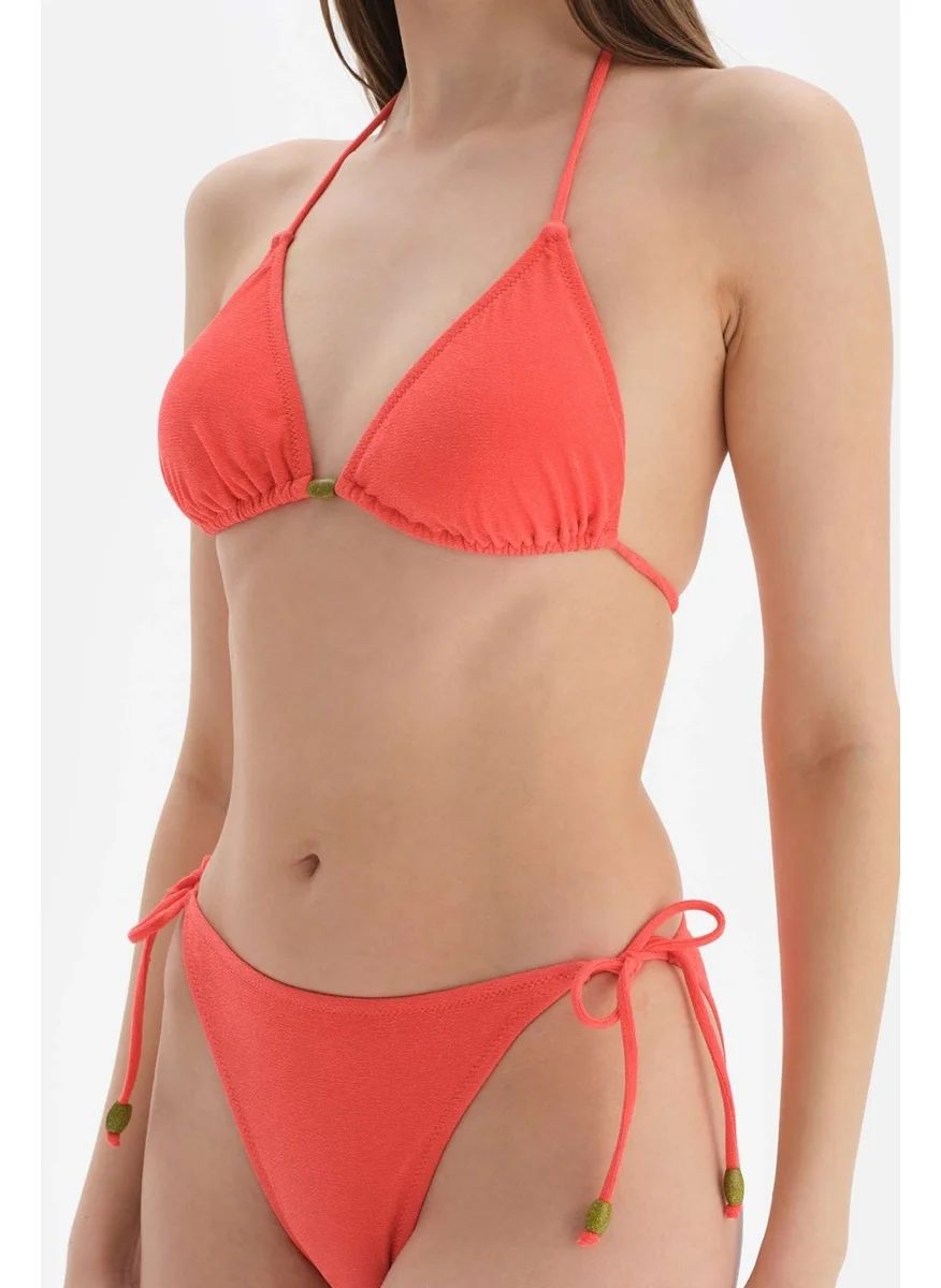 dagi Orange Triangle Small Bikini Top