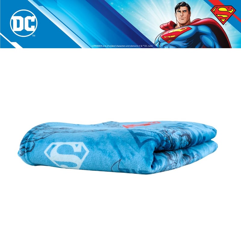 Franco Superman DC Comics Bedding Super Soft Cozy Plush Throw  46 in x 60 in  (Officially Licensed Product) - Image 5