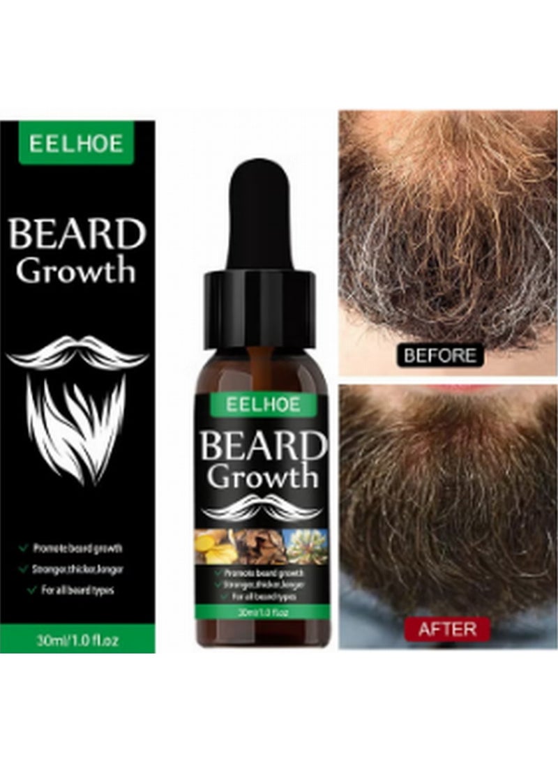 EELHOE Beard Oil for Men, Beard Growth Oil, Softens Fast Growing Beard and Beard Oil for Growth, Formulated for Thicker, Moisturises, Soothes, Stimulates Growth and Shine 30 ml - Image 2