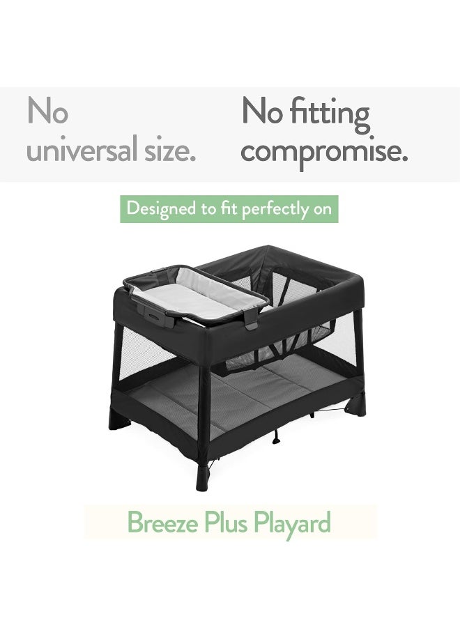 Joey + Joan Joey + Joan Pack and Play Sheets Fitted – Compatible with 4moms Breeze Plus Playard and Other Large Playpen Mattress – Snuggly Soft 100% Jersey Cotton – Light Dark Sage Green – 2 Pack  - Image 2
