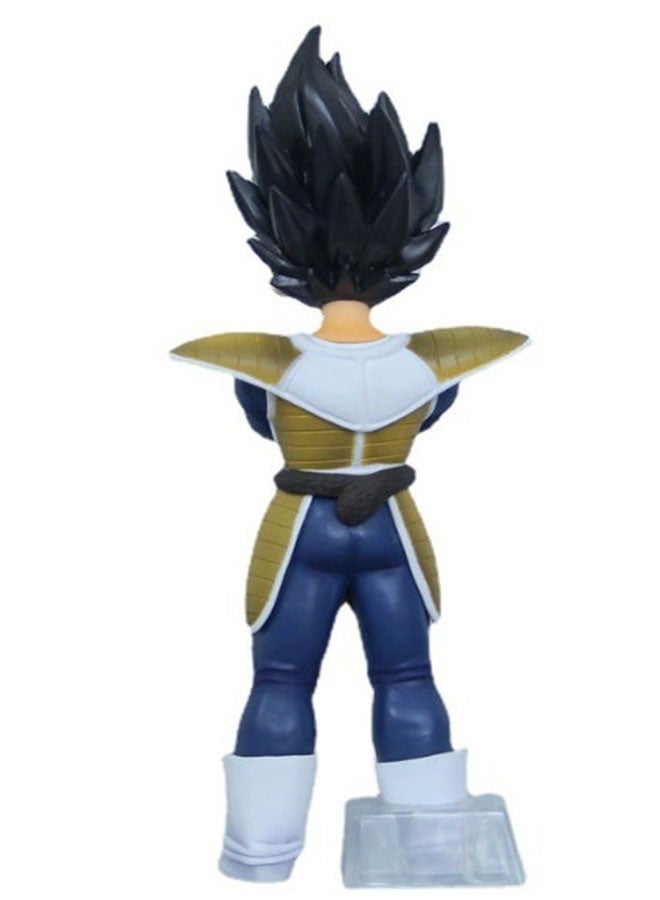Halamodo Dragon Ball Super Saiyan Black-haired Battle Suit Earth Vegeta, 23 cm Figure, Perfect Birthday Gift and Captivating Desktop Decoration - Image 3