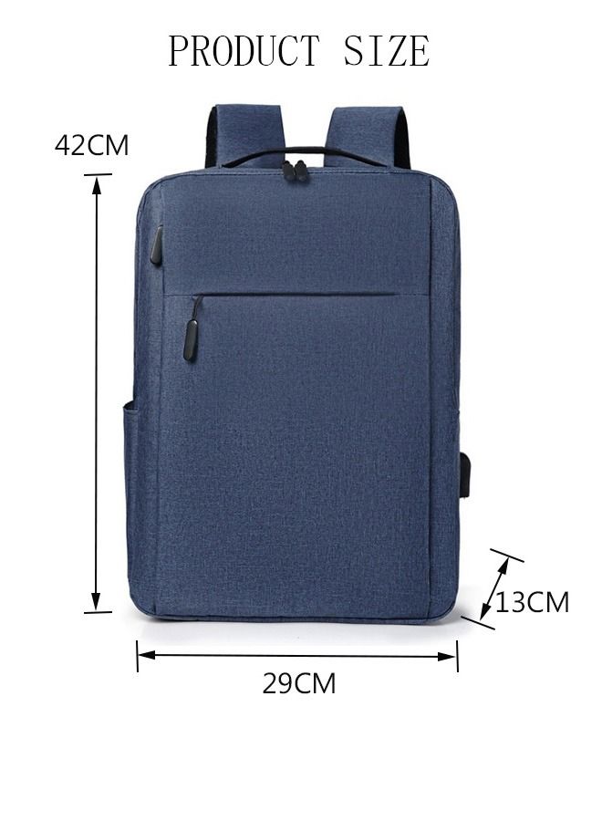 DUNISO Travel Laptop Backpack Business Anti Theft Slim Durable Computer Backpack with USB Charging Port Water Resistant College School Computer Bag Gifts for Men & Women Fits 15.6 Inch Notebook Black - Image 3