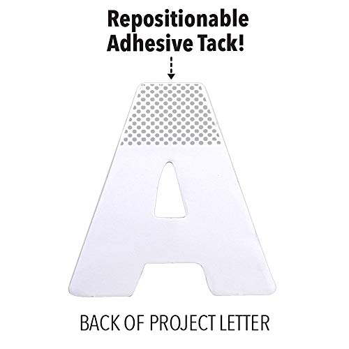 ArtSkills Poster Letters 4” Paper Letters for Poster Board Projects, Classroom Bulletin Boards, Sign Making Supplies, Holographic, 190 Pieces - Image 4