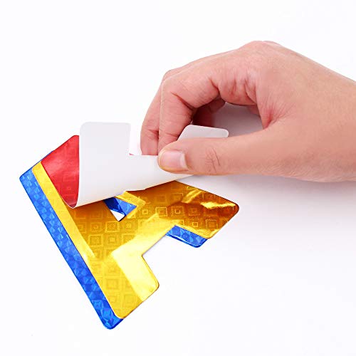 ArtSkills Poster Letters 4” Paper Letters for Poster Board Projects, Classroom Bulletin Boards, Sign Making Supplies, Holographic, 190 Pieces - Image 3