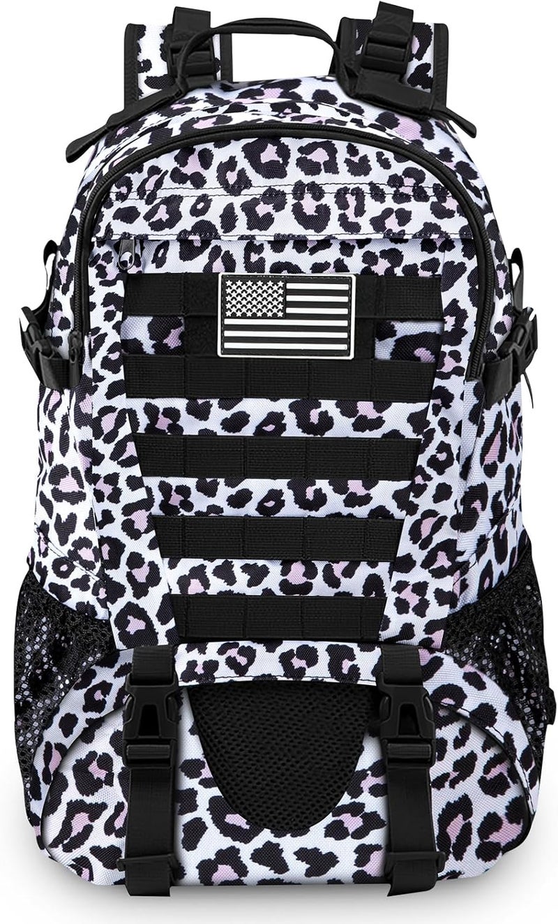 Jueachy Tactical Backpack for Men Hiking Day Pack Molle Military Rucksack Waterproof 30L EDC Bag with USA Flag Patch - Image 1