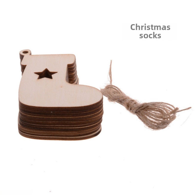 Creative Boxwood Christmas Tree Ornaments Socks