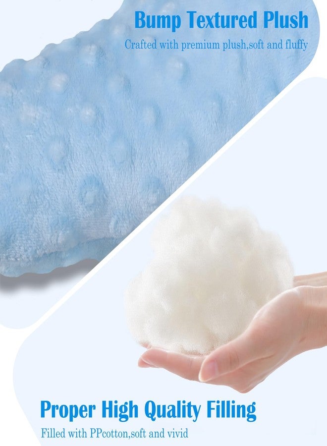 Marble Empire Starfish Pillow Shaped Beach Decorative Throw Pillows Cute Coastal Stuffed Animal Plush Soft Ocean Bedding for Bedroom(Blue) - Image 2
