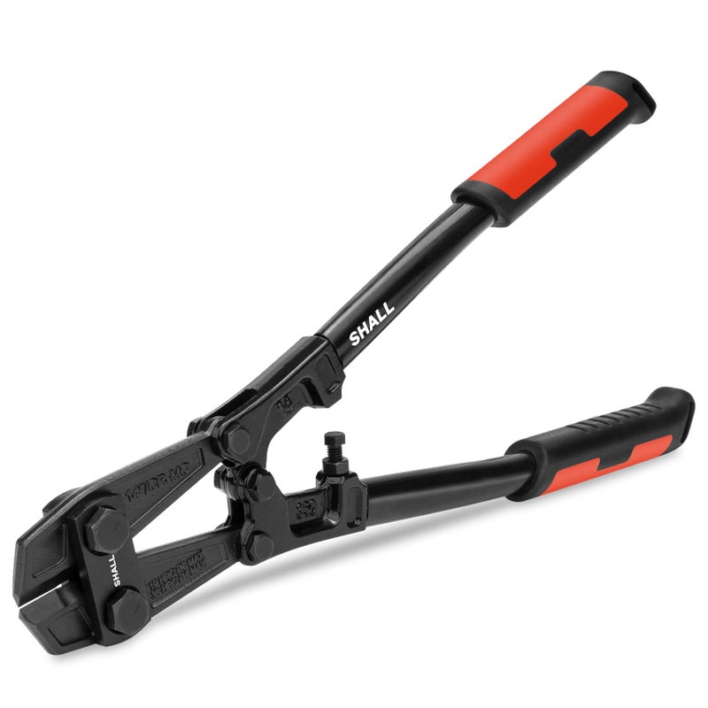 SHALL 14" Bolt Cutter Heavy Duty, Lock Cutter, Chain Cutter, Ergonomic Handle, More Efficient Leverage, for Cutting Locks, Chains & Iron Wire - Image 1