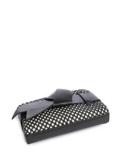 Ted Baker Jeesie Soft Pu Bow Canvas Clutch Bag  - Image 3