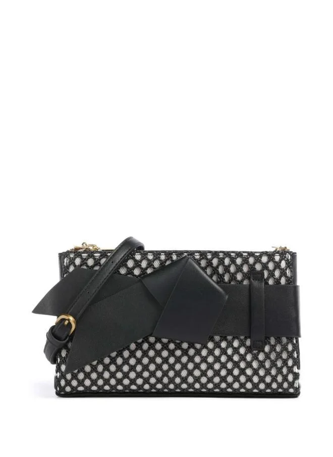 Ted Baker Jeesie Soft Pu Bow Canvas Clutch Bag