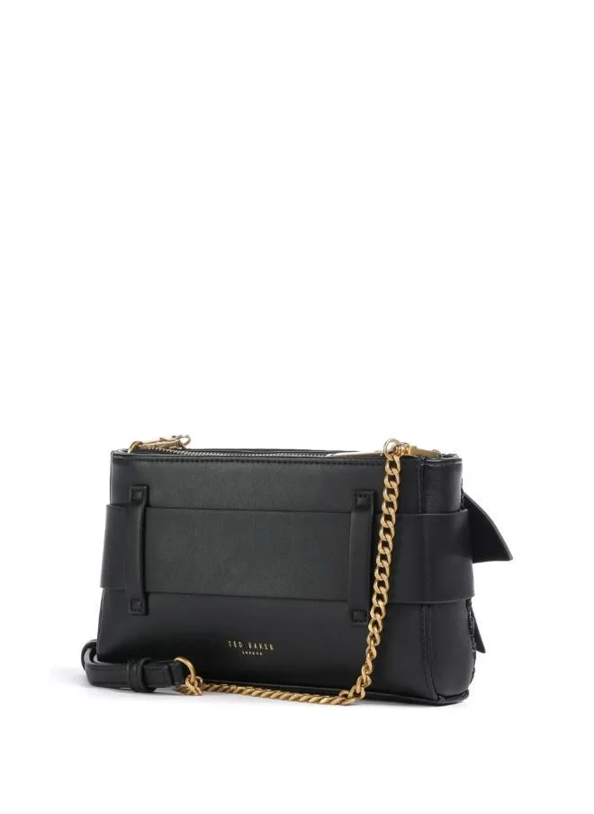 Ted Baker Jeesie Soft Pu Bow Canvas Clutch Bag