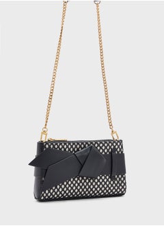 Ted Baker JEESIE Soft PU Bow Canvas Clutch Bag  - Image 3